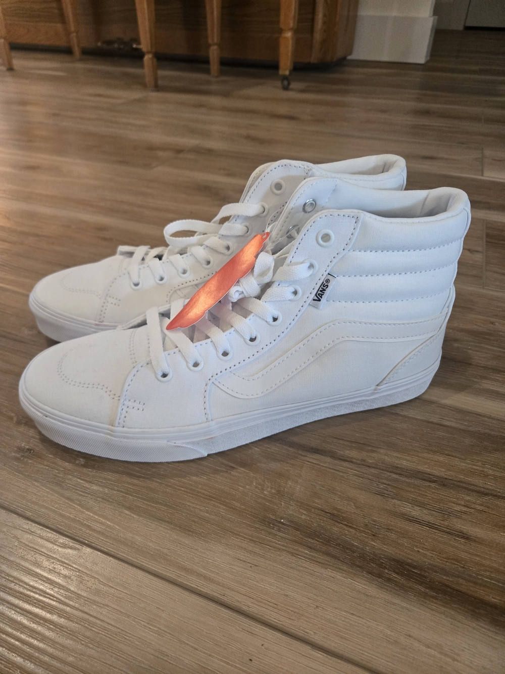 Vans Sk8-Hi Platform High-Top Sneakers in White